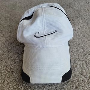 Nike Golf Baseball Adjustable Hat Cap Unisex Men's Women's White & Black Logo